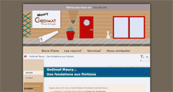 Desktop Screenshot of gedimat-maury.fr
